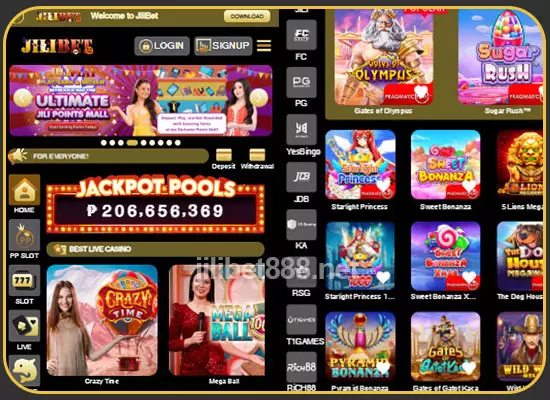 JILIBET Interface