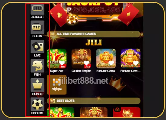 JILIBET Personal Center Dashboard