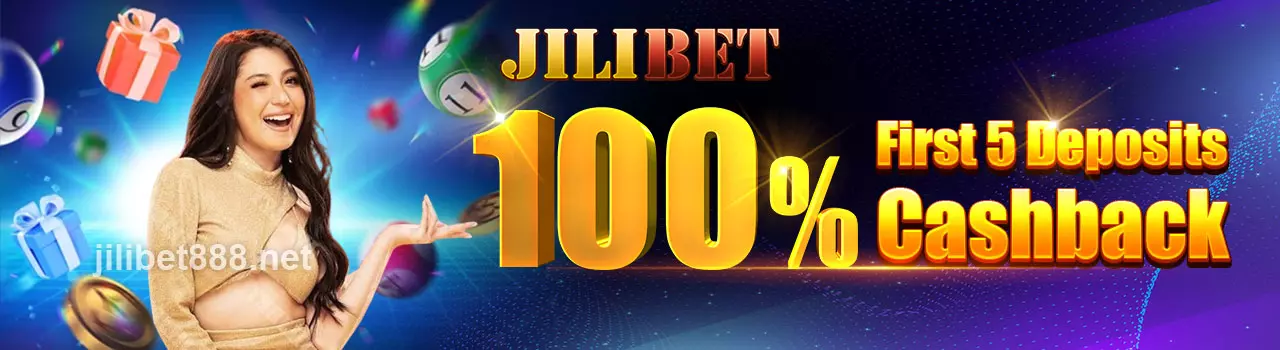 100% First 5 Deposits Cashback